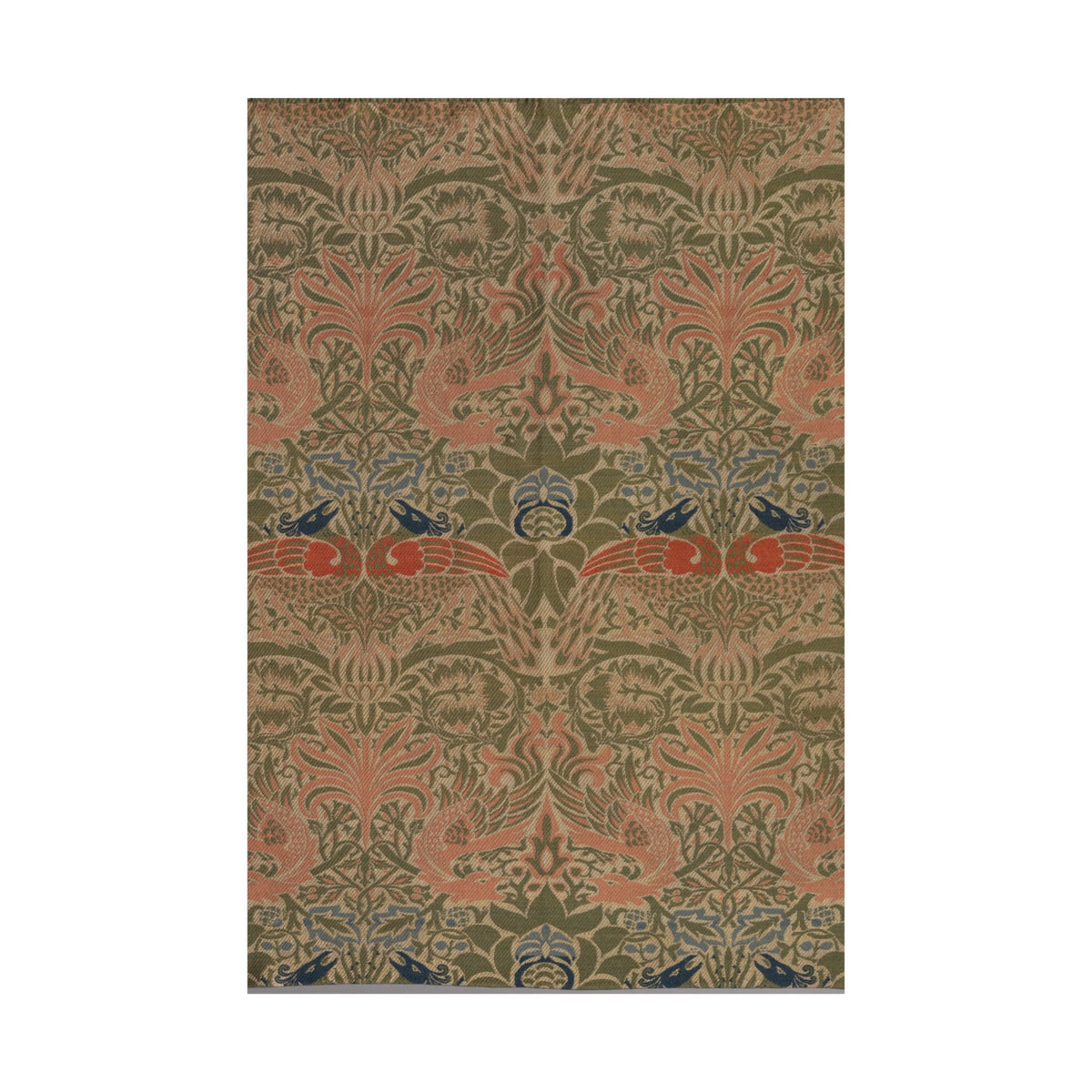 Peacock and Dragon — William Morris (1878)