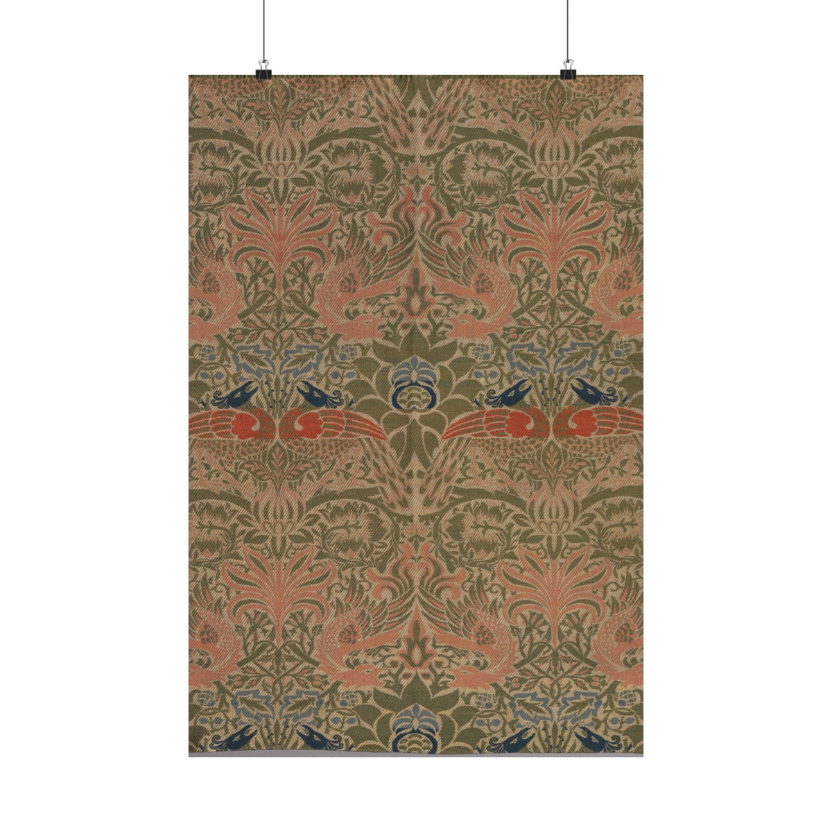 Peacock and Dragon — William Morris (1878)