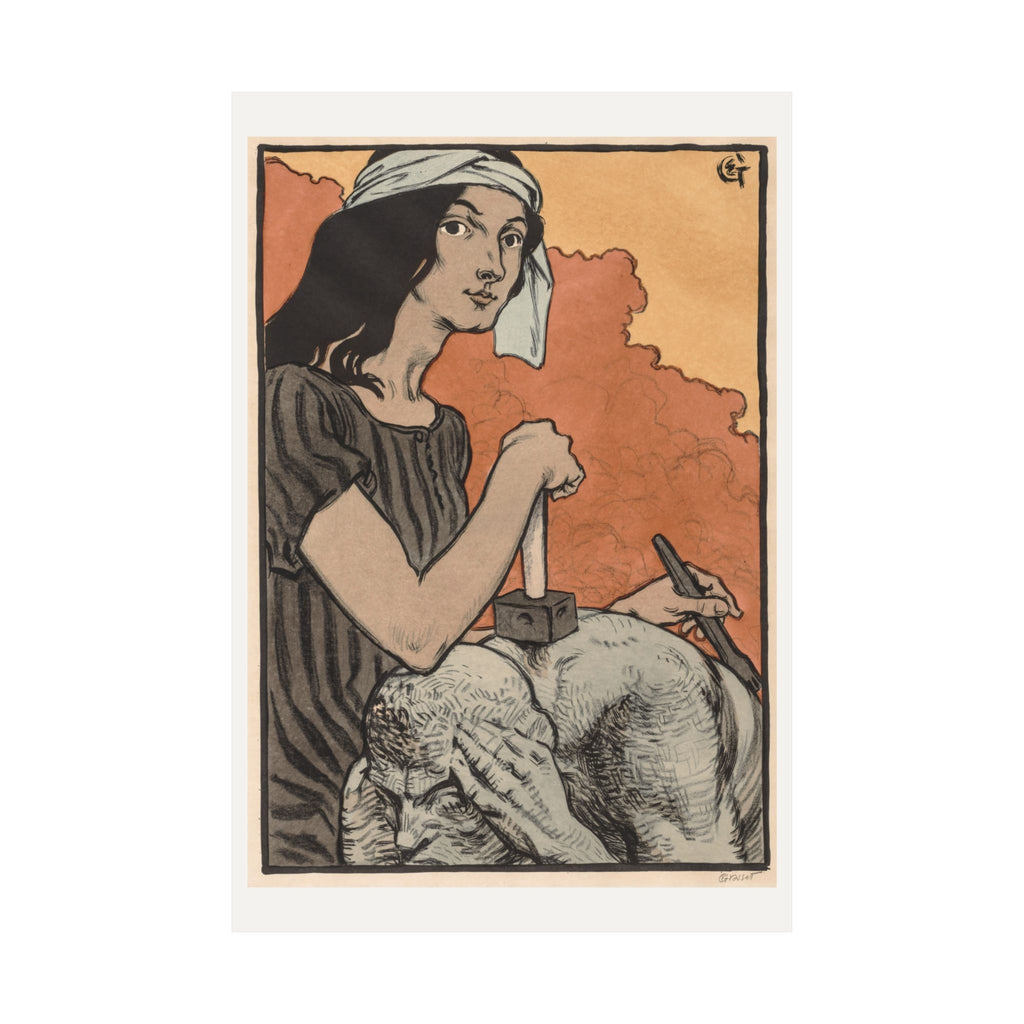Sculptress — Eugène Grasset (1897)