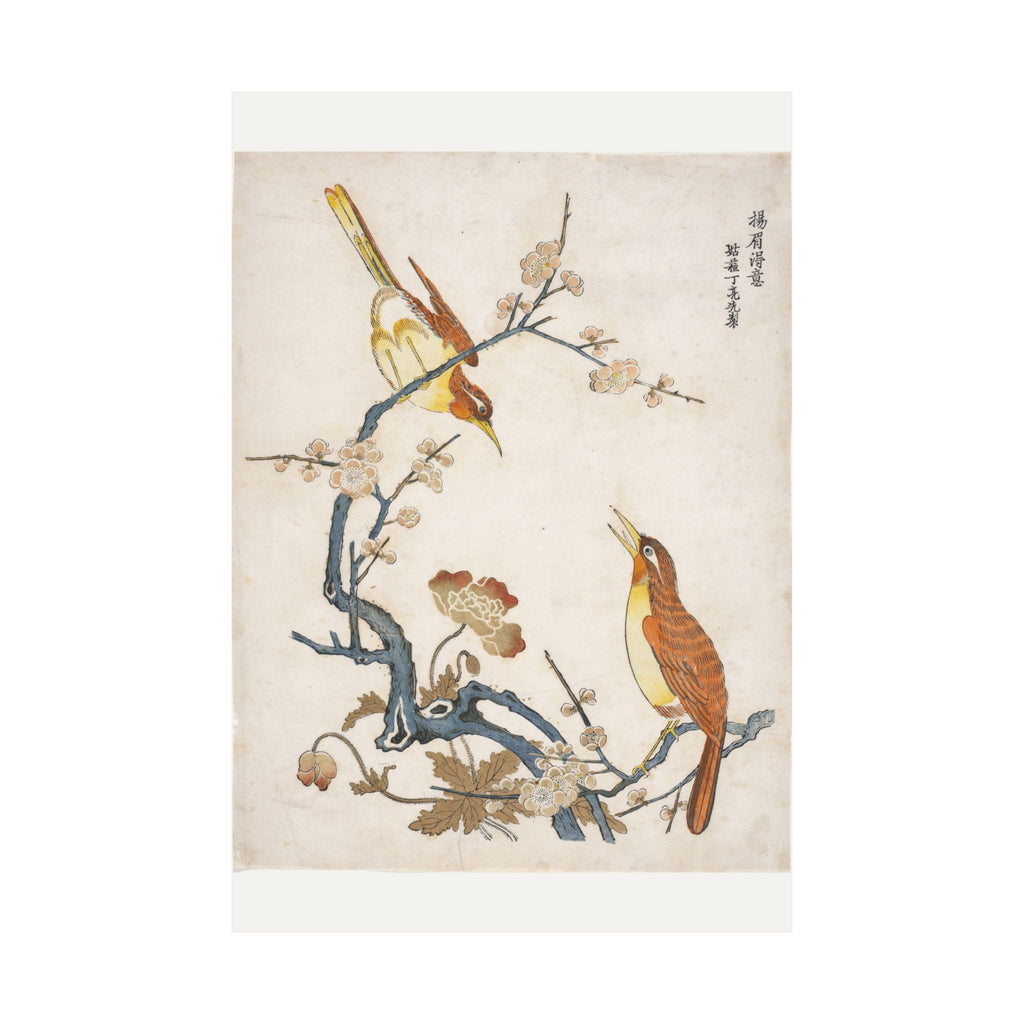 Birds on Plum Branches — Chinese, Qing dynasty (c. 1725)