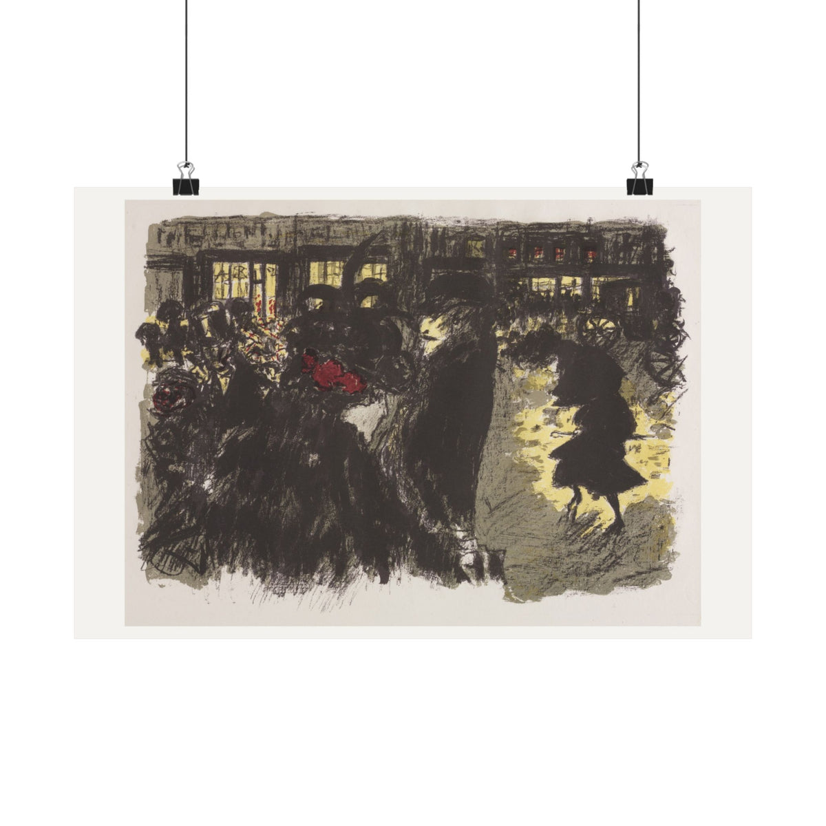 The Square at Evening — Pierre Bonnard (1899)