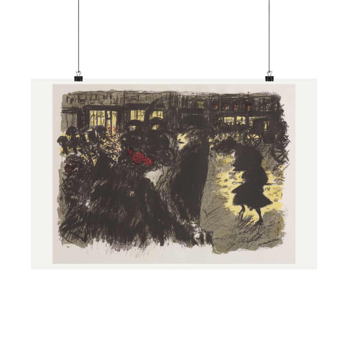 The Square at Evening — Pierre Bonnard (1899)