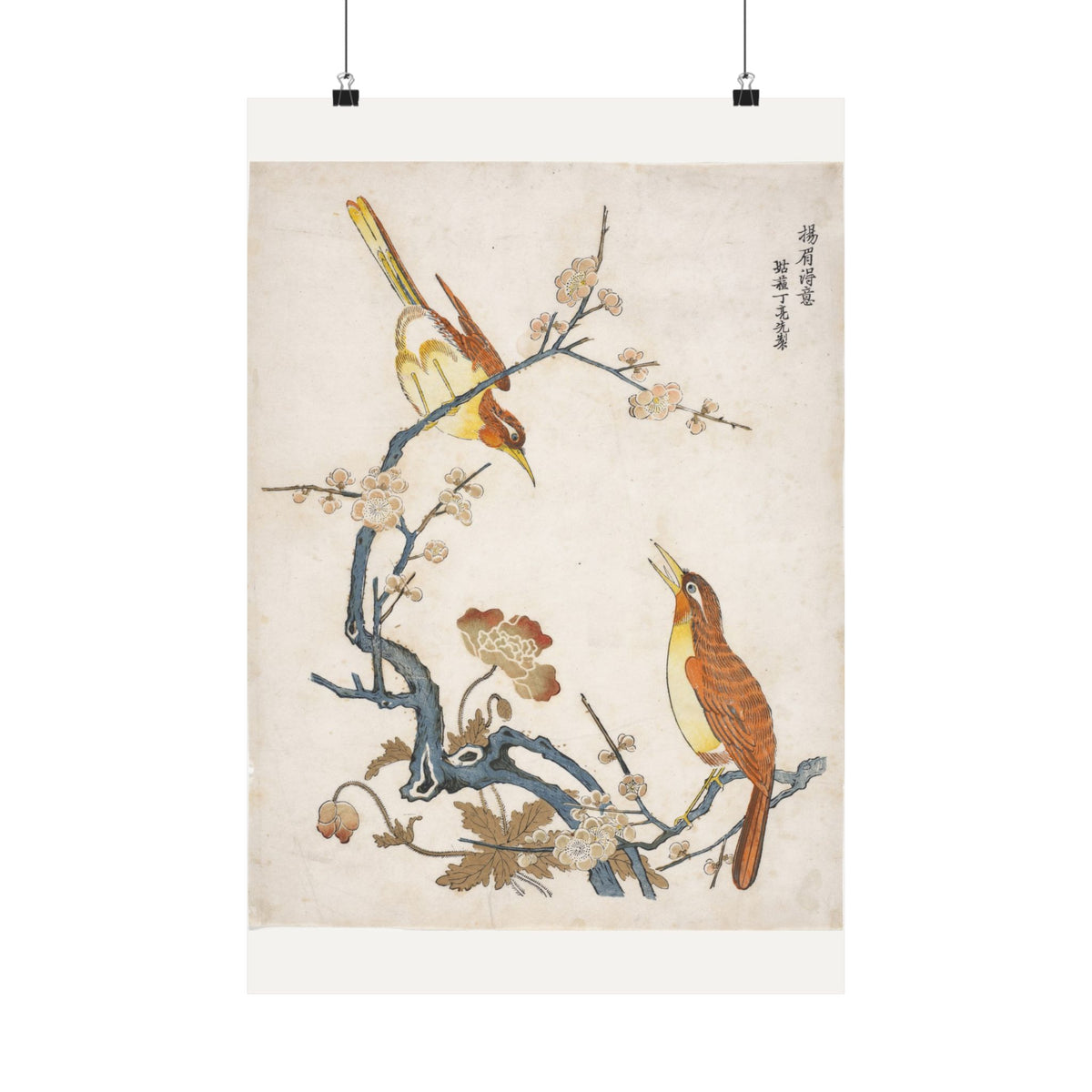 Birds on Plum Branches — Chinese, Qing dynasty (c. 1725)