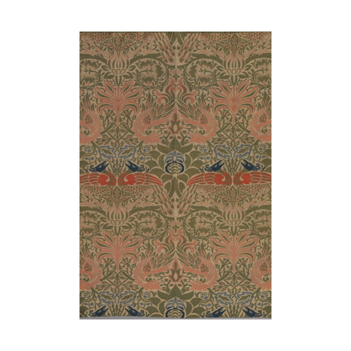 Peacock and Dragon — William Morris (1878)