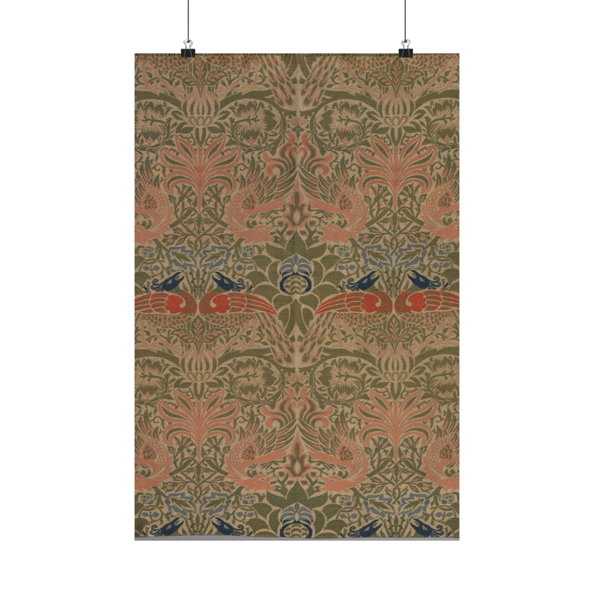 Peacock and Dragon — William Morris (1878)