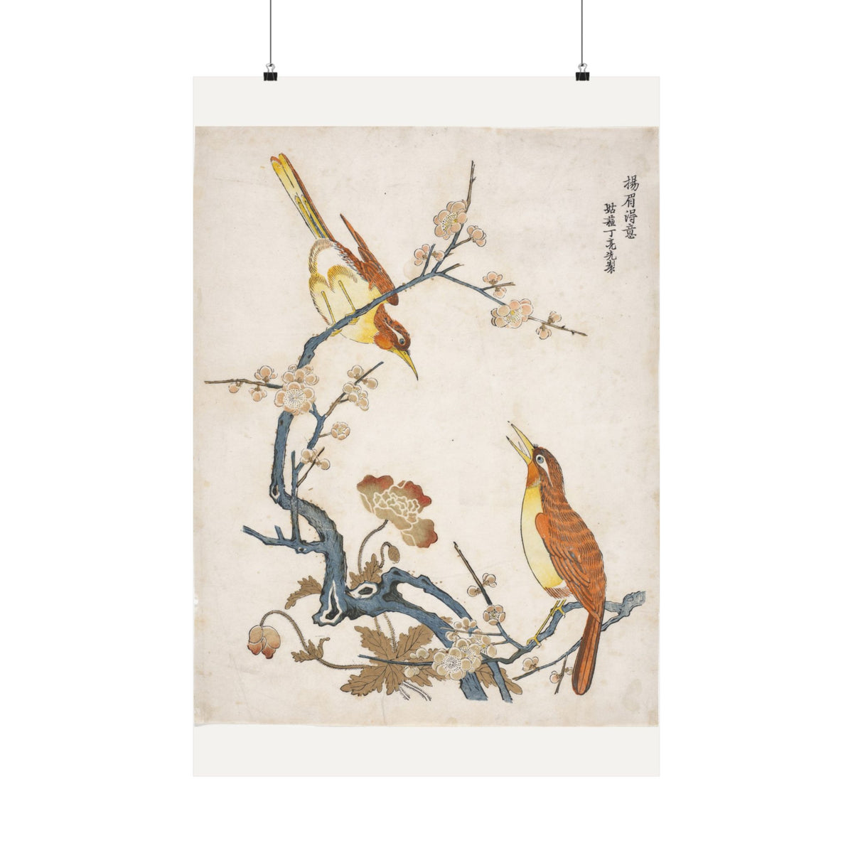 Birds on Plum Branches — Chinese, Qing dynasty (c. 1725)