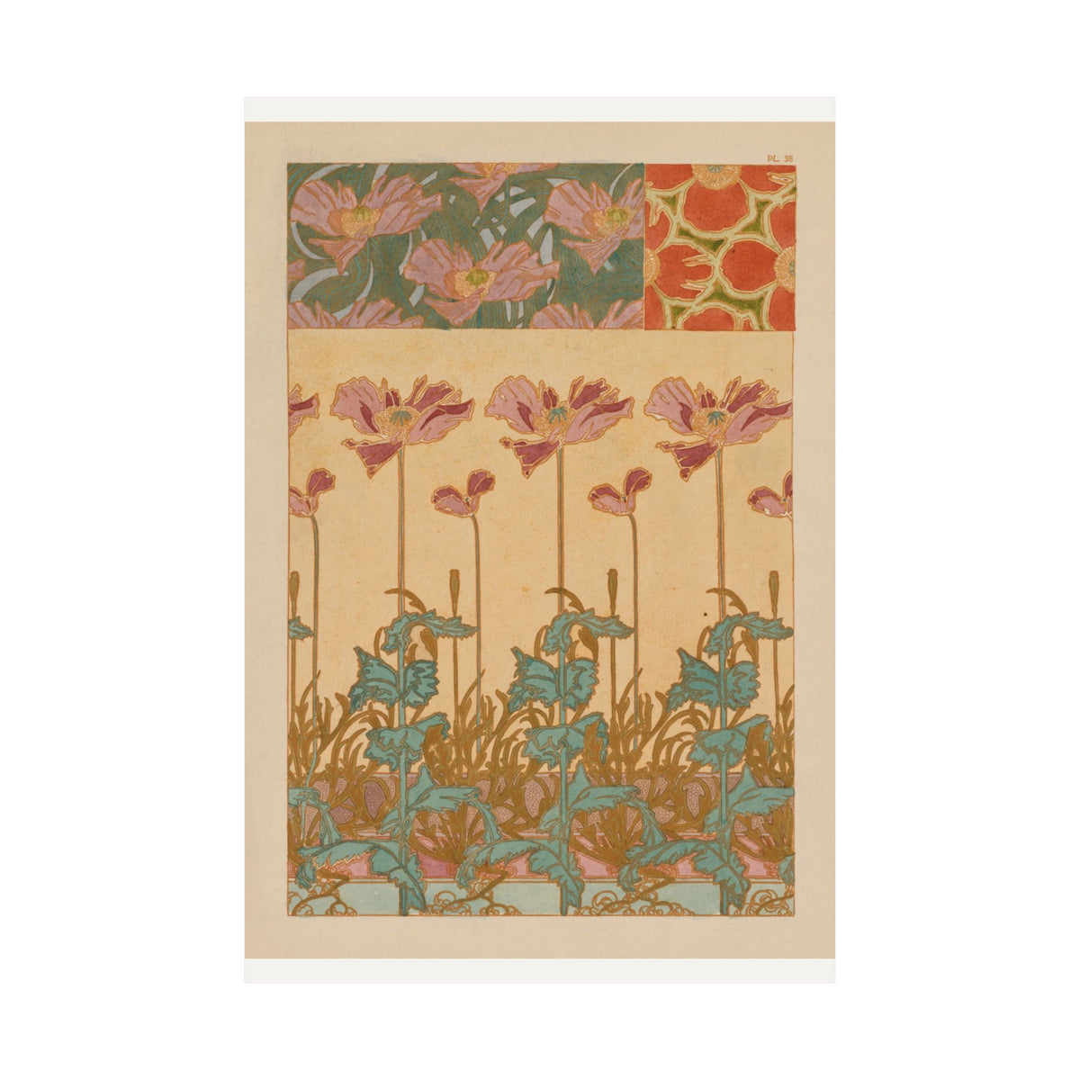 Oriental Poppies — Documents Décoratifs — Alphonse Mucha (1902)