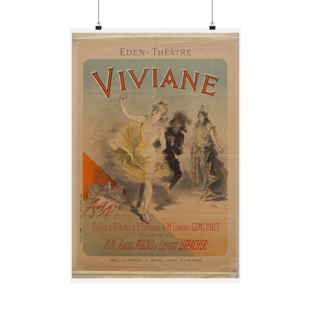 Viviane — Eden Théâtre — Jules Chéret (1886)