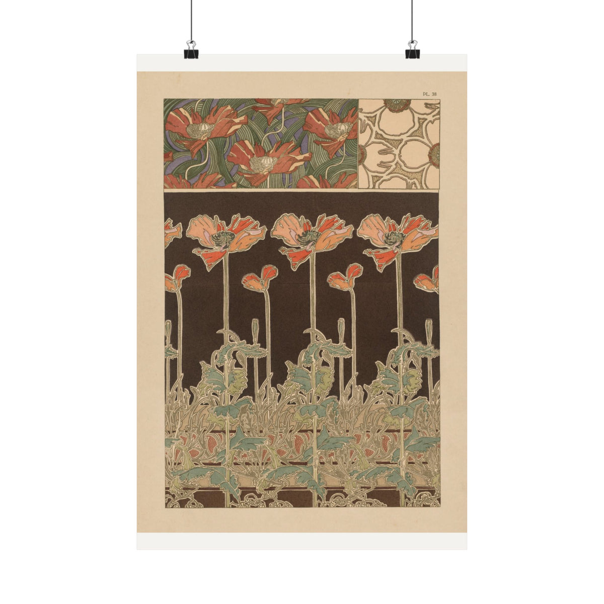 Poppies and Irises — Documents Décoratifs — Alphonse Mucha (1902)