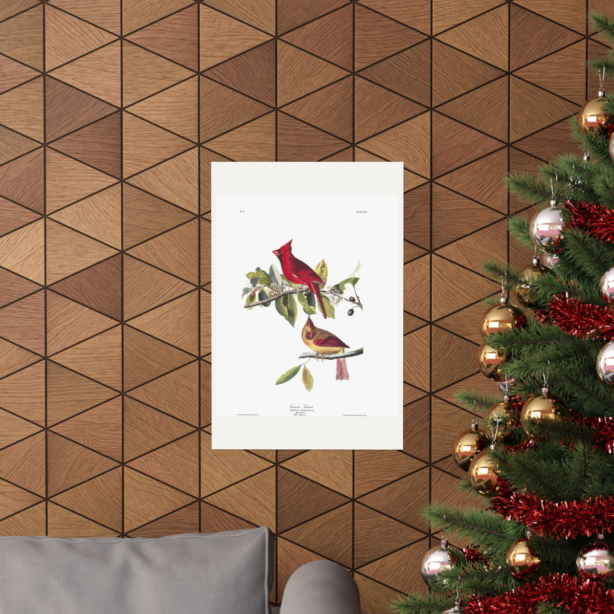Cardinal Grosbeak — Plate 159 — John James Audubon (1827–38)