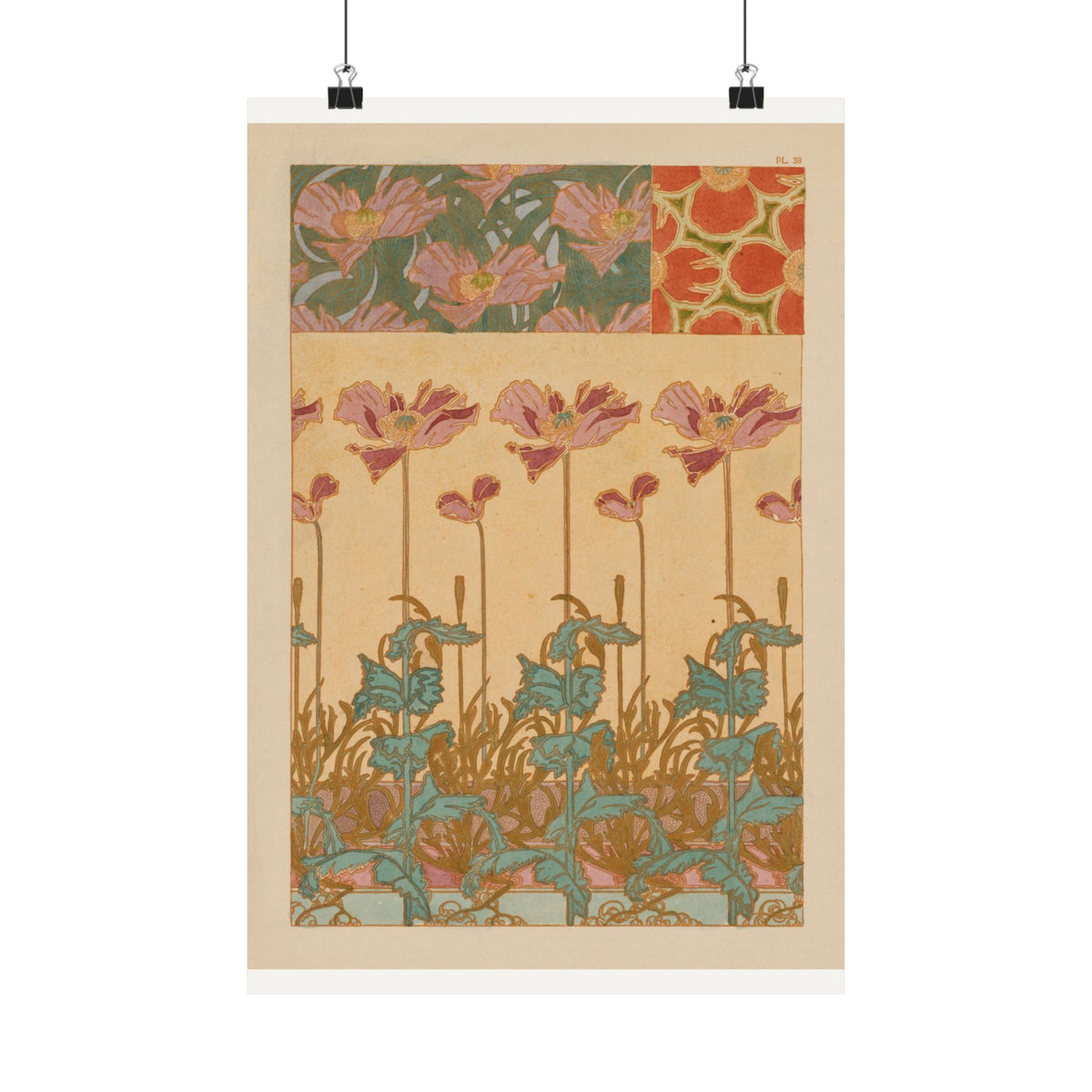 Oriental Poppies — Documents Décoratifs — Alphonse Mucha (1902)