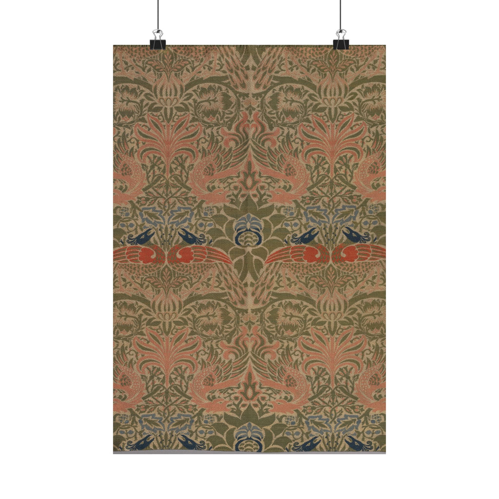 Peacock and Dragon — William Morris (1878)