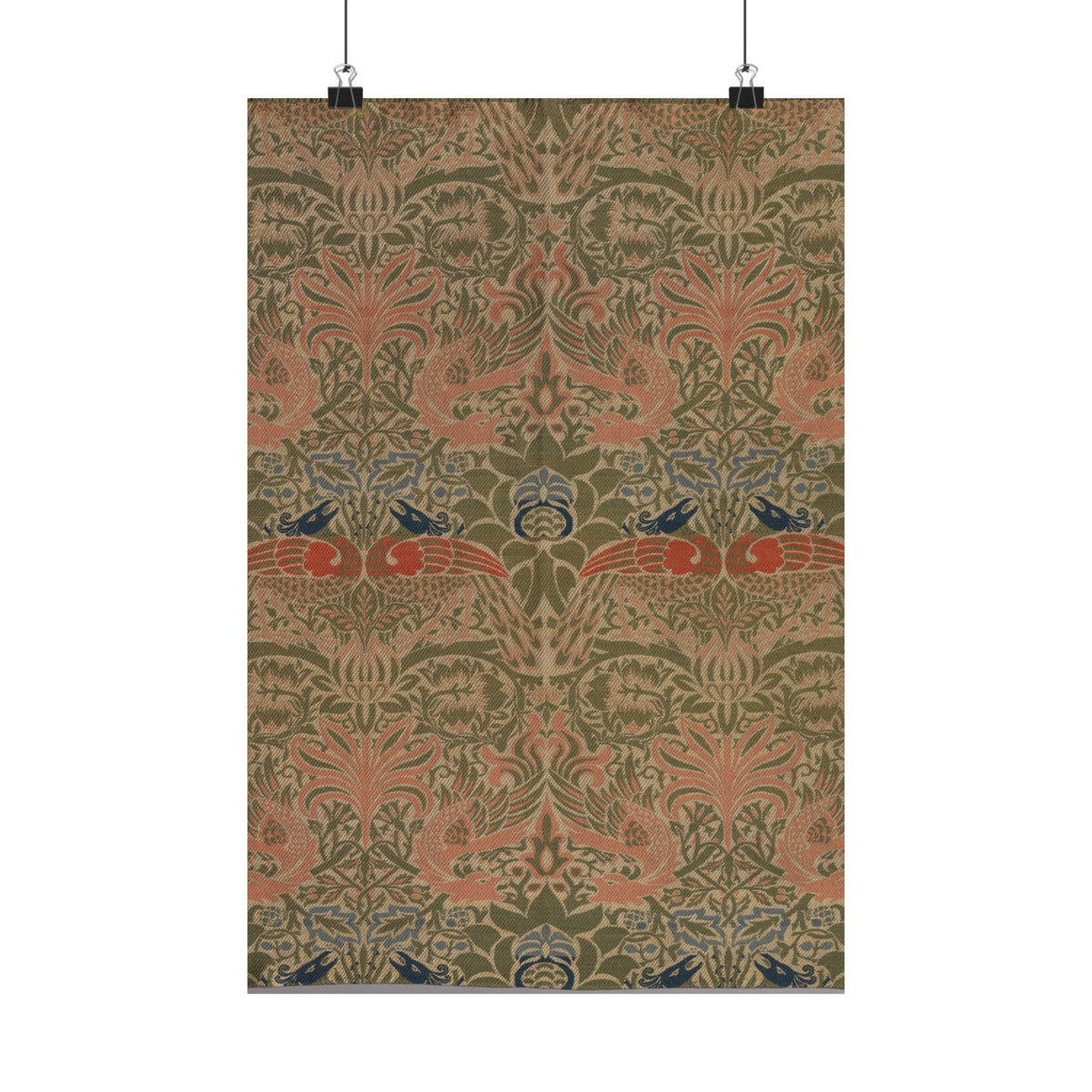 Peacock and Dragon — William Morris (1878)