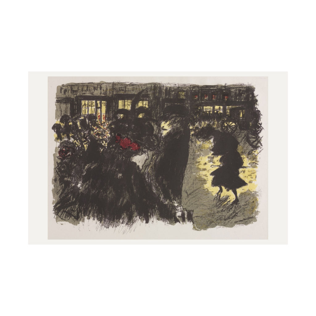 The Square at Evening — Pierre Bonnard (1899)