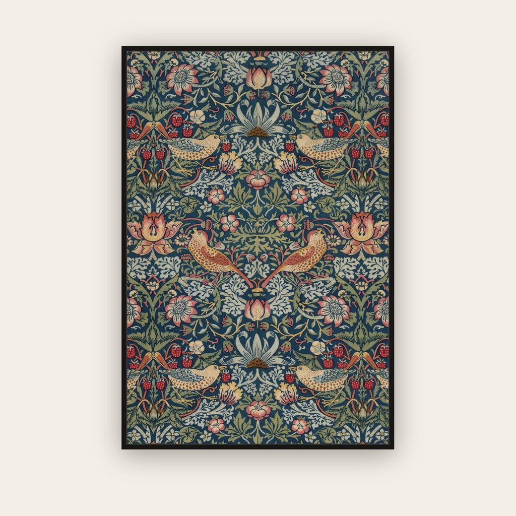 Strawberry Thief — William Morris (1883) — framed art print